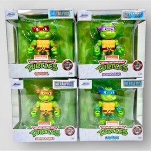 Metalfigs Jada x Nickelodeon Teenage Mutant Ninja Turtles Die Cast Set of 4